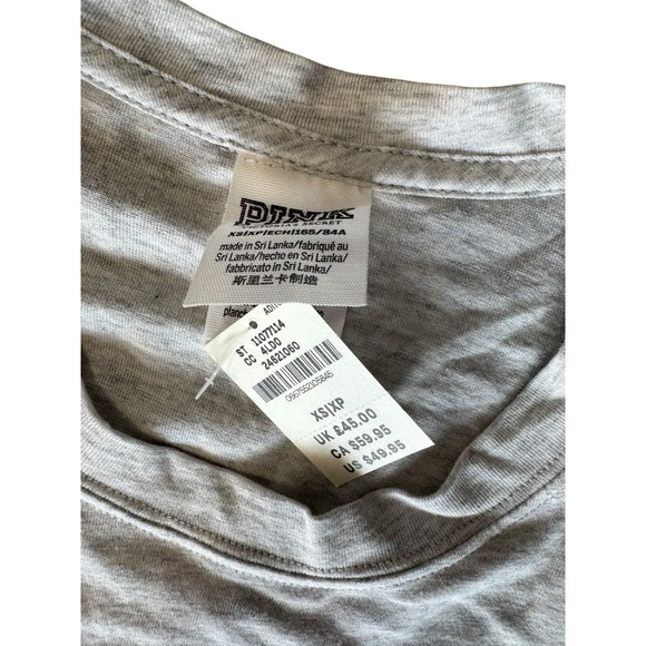 Victoria's Secret PINK Gray Bling Campus Long Sleeve Tee Tshirt NWT Sz XS - Picture 6 of 6